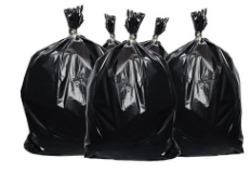 kantong plastik sampah hitam