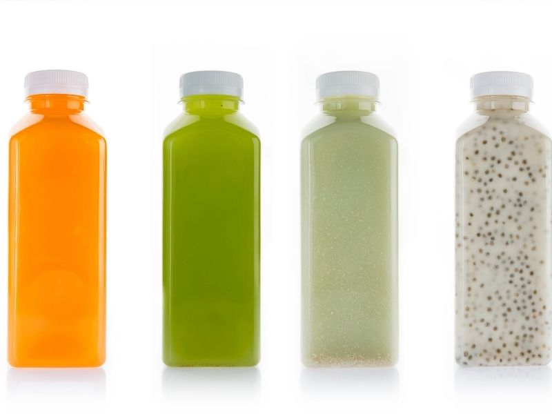 4 botol kemasan minuman dengan bahan polypropylene
