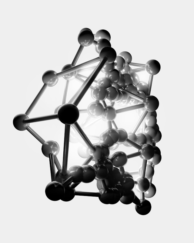 Ilustrasi molekul zinc oxide